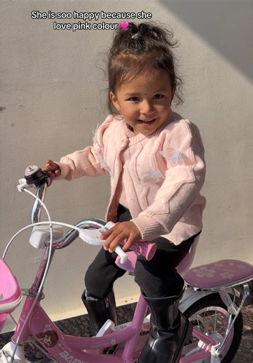 Daughter's Joy in Pink - Growing Up Fast