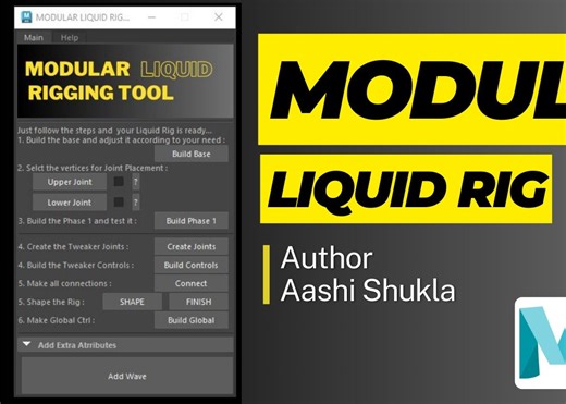 Maya模块化液体绑定系统