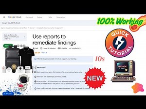 Use reports to remediate findings | Complete Tutorial | #qwiklabs #coursera