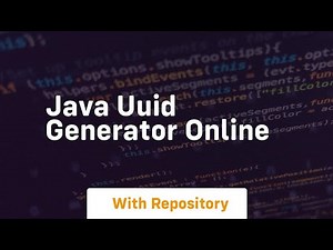 java uuid generator online