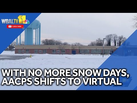 With no more snow days, AACPS shifts to virtual learning