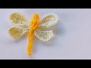 How to Crochet Dragonfly/Very Easy Tutorial/Amigurumi Dragonfly/Crochet for Beginners/Pattern #diy