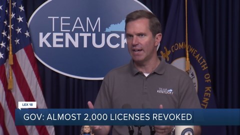 Nearly 2000 Drivers Licenses Revoked