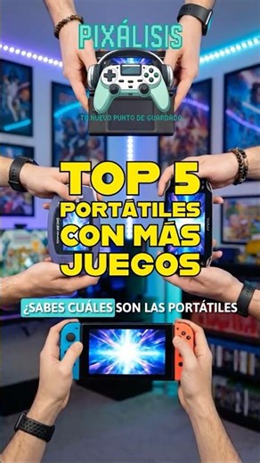 Las 5 portátiles con MÁS juegos lanzados #nintendoswitch #psvita #psp #nintendods #nintendo3ds