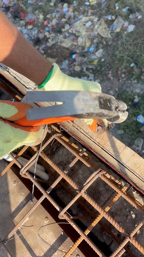 Backside beams wire fitting | Amin Shaikh