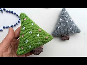 Knit Mini Christmas Tree (Ornament)