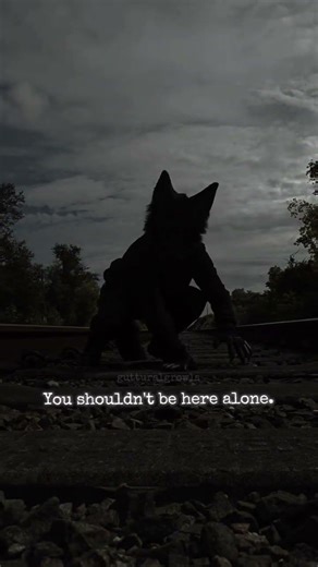 The tracks are haunted. You'll never reach your destination. #therian #quadrobics #otherkin #fursuit