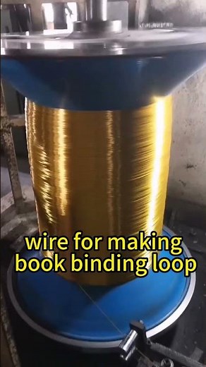 Gold Nylon Coated Iron Wire-----Book Binding Wire