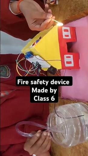 💥🚨Fire Safety Robot 🚒 | Life Saving Project | Engineering Innovation #trending #viralvideo #shorts