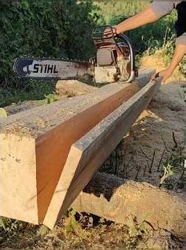 Chainsaw board size cutting tricks