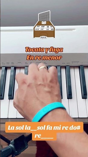 Tocata y fuga en re menor #bach #organo #barroco #parati #pianotutorial
