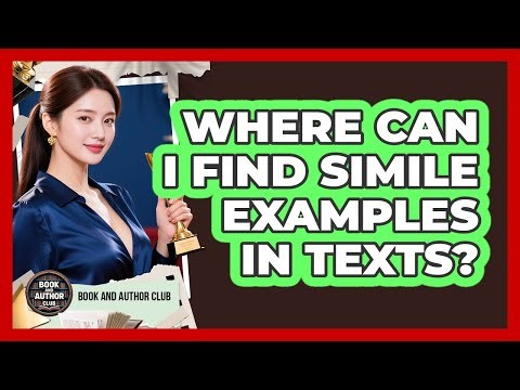 Where Can I Find Simile Examples In Texts?