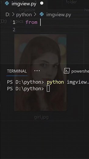 How to Show Any Image in Python using PIL #programming #coding #shorts