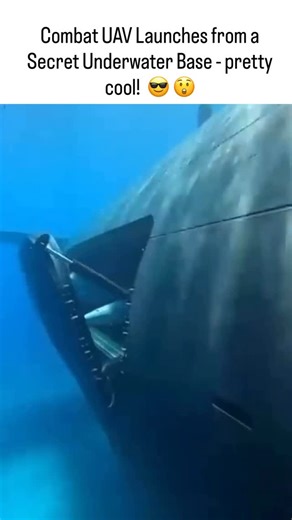 @funnyrrel on Instagram: "The post features a 30-second video of a submarine launching a jet-powered UAV underwater, with the drone igniting engines and rocketing to the surface, garnering over 2.6 million views and 5,300 likes in under a day. - While visually striking, the footage appears AI-generated, as jet exhaust underwater defies physics—real submarine-launched UAVs, like France’s Blackbird from 2024, deploy via torpedo tubes without such dramatic propulsion. - Replies mix awe with skeptic