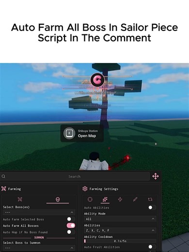 Auto Boss Script In Sailor Piece #roblox #script #fyp #foryou #zyzz