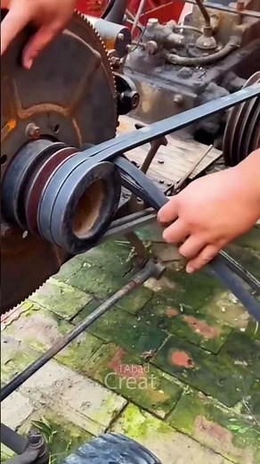 diesel rubber installation process #satisfying #diesel #machinery #welding