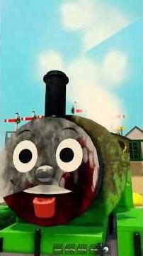 How much Speed does Sodor Fallout Percy need to crash into a rock?