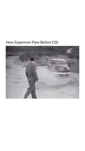 History Art Science Technology Nature Facts on Instagram: "In the 1948 Superman serials, the Man of Steel’s flight was created by layering hand-drawn animation over live-action footage. Artists drew Superman frame by frame—often up to 24 frames per second—to simulate smooth movement, establishing early visual-effects techniques long before CGI existed. Though extremely labor-intensive, the method allowed dynamic angles and impossible camera moves through careful compositing and precise timing. F