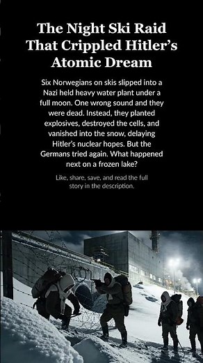 WW2 Heavy Water Sabotage: Norway's Secret Nuclear Battle