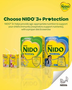 As they make new friends, make sure your toddlers are protected! Choose Nido ® 3 for its up to 1 billion probiotics that help with respiratory protection. With proper diet and exercise. ASC N0224P042225N | NIDO Milk Drinks