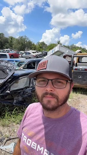 Crush Florida fan page | B&S Auto Salvage in Wildwood Florida! 8 #fyp #junkyard #scrapyard #carcrushing #komatsu #crushedcars #deere #classiccars #carorchard | Instagram