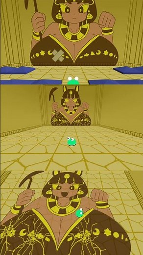 Frog vs Mural Girl Short Gameplay