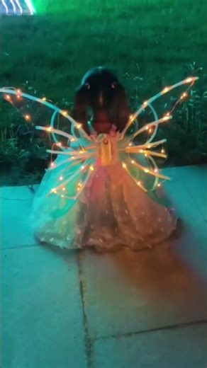 Light Fairy Wings with LED Glow – Magical Costume Wings for Kids & Parties | viral video #cuteposes