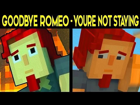 GOODBYE ROMEO or YOURE NOT STAYING! Alternative Choices - Minecraft: Story Mode Season 2 Episode 5