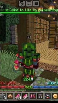 😜Making melon armor in Craftersmc #craftersmc #craftersmcskyblock
