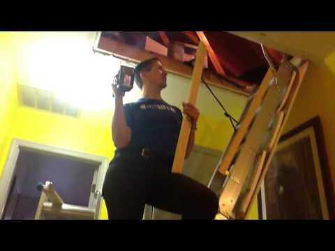 Attic Stairs Removal (one person)
