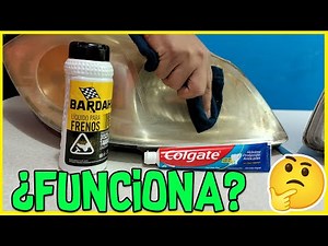 How to polish car headlights