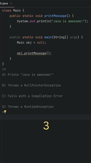 Java static keyword tricky question