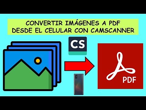 Convertir imágenes a PDF con CamScanner desde el CELULAR ¡SUPER FACIL!