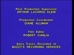 Berenstain Bears 1985 end credits with 80s Nelvana logo!