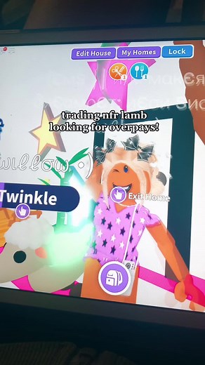 Cute Neon Lamb in Adopt Me Trading Hub