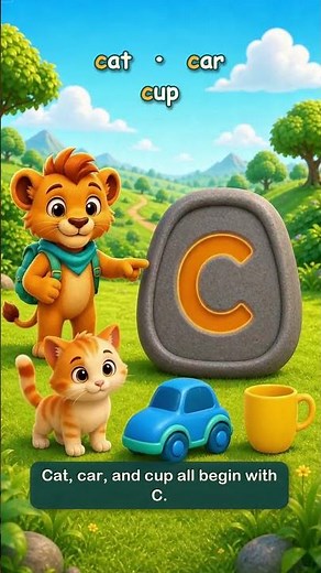 Letter C for Kids: Cat, Car & Cup | Leo’s Letter Safari