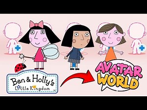 NEW ✅ HOW TO MAKE FLUER YASMINE BIG LUCY BIG FROM BEN AND HOLLYS LITTLE KINGDOM IN PAZU AVATAR WORLD