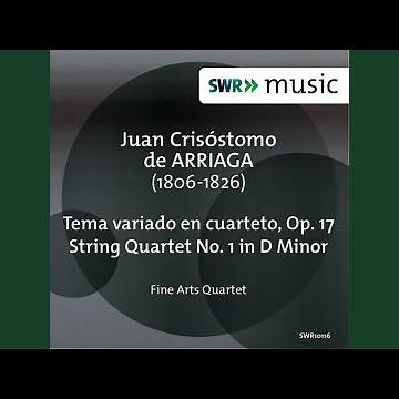 Tema variado en cuarteto, Op. 17: Variation 1