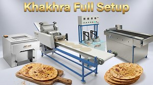 Khakhra Making Full Setup | Automatic Khakhra Plant | Complete Commercial Khakhra Business Machine For more information Contact Us ‪‪‪ 91 73837 58595 Our Address 📌 : JACKSON MACHINE 16 - 17, Royal Ind Estate, B/H Maruti Nandan Hotel, Kathwada, Ahmedabad, Gujarat 382415, India इस वीडियो में हम दिखा रहे हैं Khakhra Making Full Setup – जहाँ पूरा automatic khakhra plant एक ही जगह पर चलता है। Dough kneading से लेकर pressing, roasting और final packing तक पूरी process आप live देखेंगे। 🔥 Full Setup In