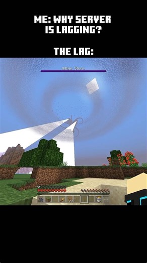 the lag💀 #minecraft #shorts