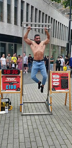 100 second challenge #fyp #100secondchallenge #tarzanchallenge #barchallenge #win #fail #citycentre #today