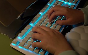 键盘ASMR｜白噪音｜Alienware 外星人 AW510K 机械键盘打字音｜Study with me