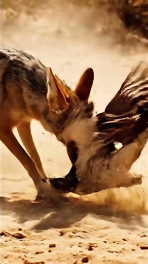 Golden Jackal Shock Dash Traps Francolin! 🐺🐔