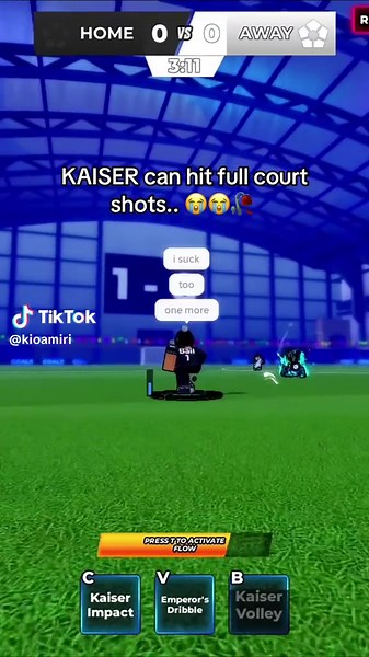 Kaiser Showcase in Blue Lock Rivals