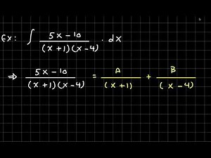 Integrating Rational Functions using Partial fractions (1/2)
