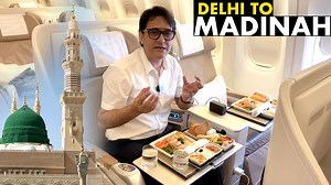 139K views · 5.2K reactions | Umrah travel has been started| Flight From Delhi to Madinah by Saudi Arabian Airlines | Saudi Airlines Business Class and Economy Class Food Comparison Haramain High Speed Train from Jeddah Airport to Madinah #SaudiArab #umrah #saudi #umrah2023 | Globalecentre | Facebook