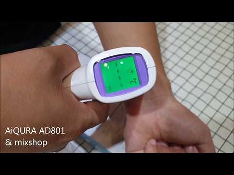 AiQURA AD801 Non-contact Infrared Forehead Thermometer UNBOXING