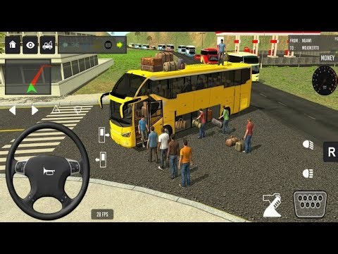 Indonesia Double Decker Bus Driving 😍🔥 | Euro Coach Bus Simulator Android Gameplay part 71