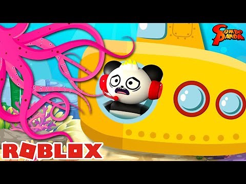 Escape Submarine Story in ROBLOX! Let’s Play with Combo Panda