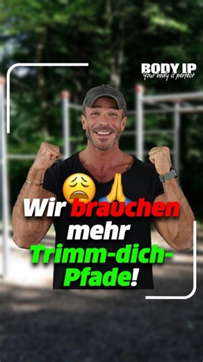 Warum gibt’s eigentlich so wenige Trimm-Dich-Pfade?! 🤸‍♂️🌳 Früher fast in jedem Ort – heute kaum noch zu finden. Dabei sind sie genial: ✅ Bewegung an der frischen Luft ✅ Kostenlos ✅ Für jedes Fitnesslevel Statt immer mehr Parkplätze und Fastfood wie wär’s mal wieder mit Bewegung draußen, für alle? . . . #trimmichpfad #bewegungfüralle #outdoorfitness #bodyip #frischelufttutgut #zurückzurbewegung #gesundundlebendig | BODY IP